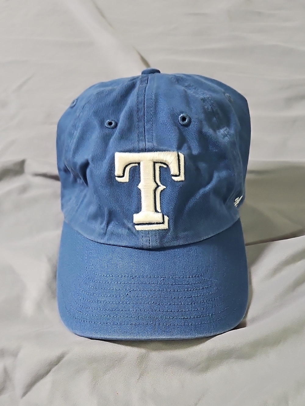 Genuine Merchandise Blue Texas Rangers Womens Baseball Cap with White 'T' Patch